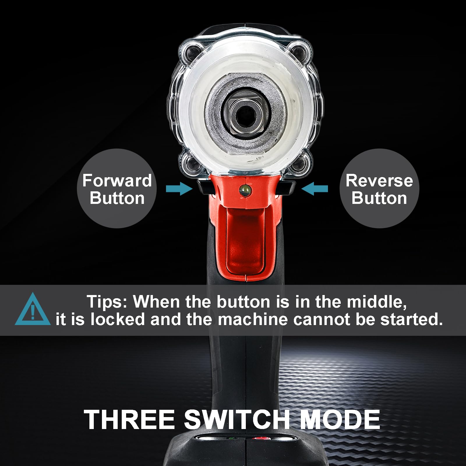 NEOBRISKEN 1/2'' Brushless Lithium Battery Impact Wrench Repair Room or Garage