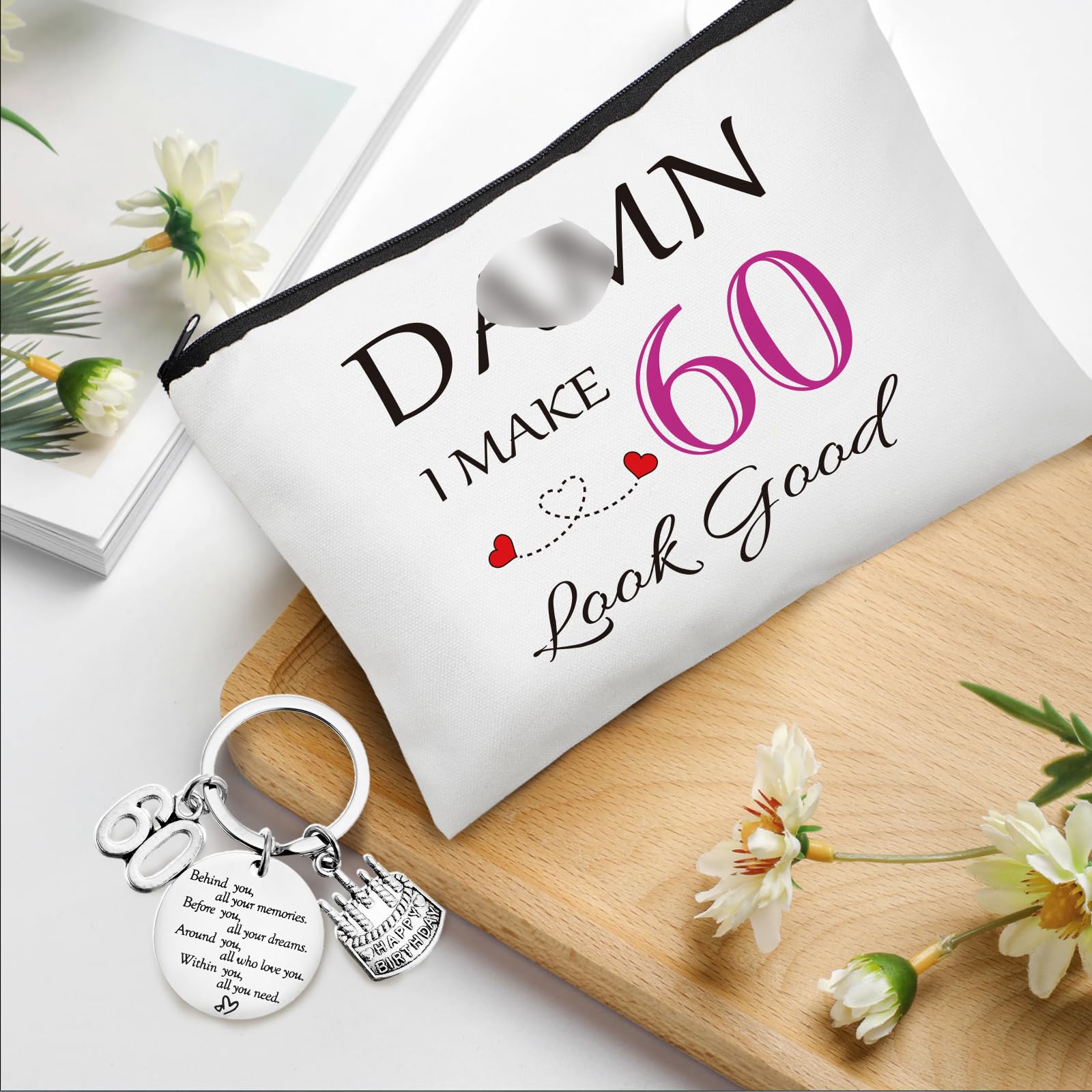 60th Birthday Gifts for Women, Funny 60th Birthday Gift Ideas, 21 with 39 Years Experience, Unique 60th Birthday Gifts for Her, Happy 60 Birthday Gifts, Gifts for 60th Mom Sister Friend Coworker