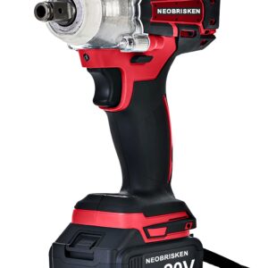 NEOBRISKEN 1/2'' Brushless Lithium Battery Impact Wrench Repair Room or Garage