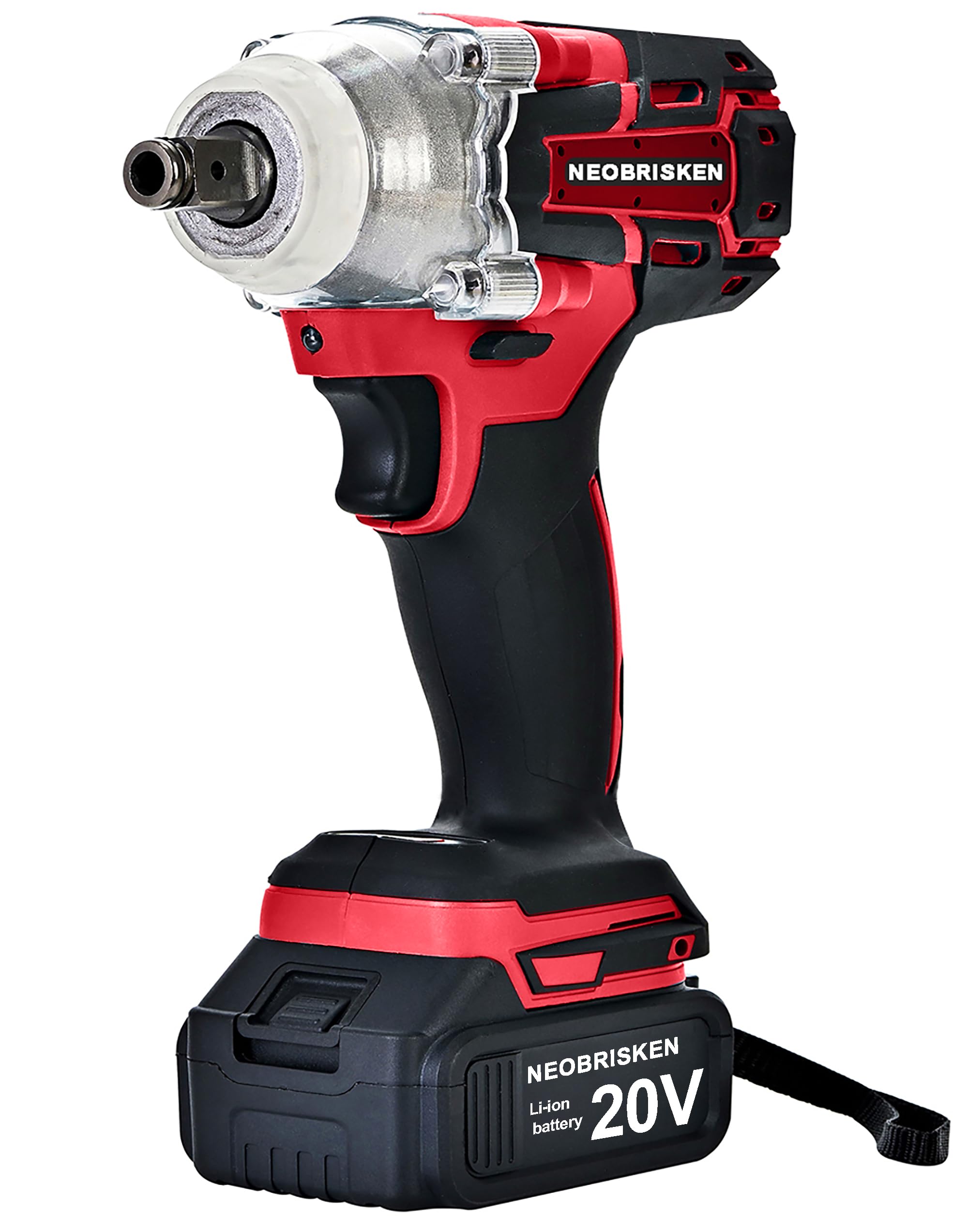 NEOBRISKEN 1/2'' Brushless Lithium Battery Impact Wrench Repair Room or Garage