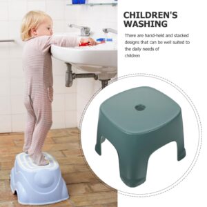 Veemoon Low Stool Foot Stool Toddler Stool for Bathroom Stool for Kids Bathroom Stool Nonslip Footstool Anti-Slip Footstool Toddler Steps for Bathroom Step Stool PVC Toilet Office