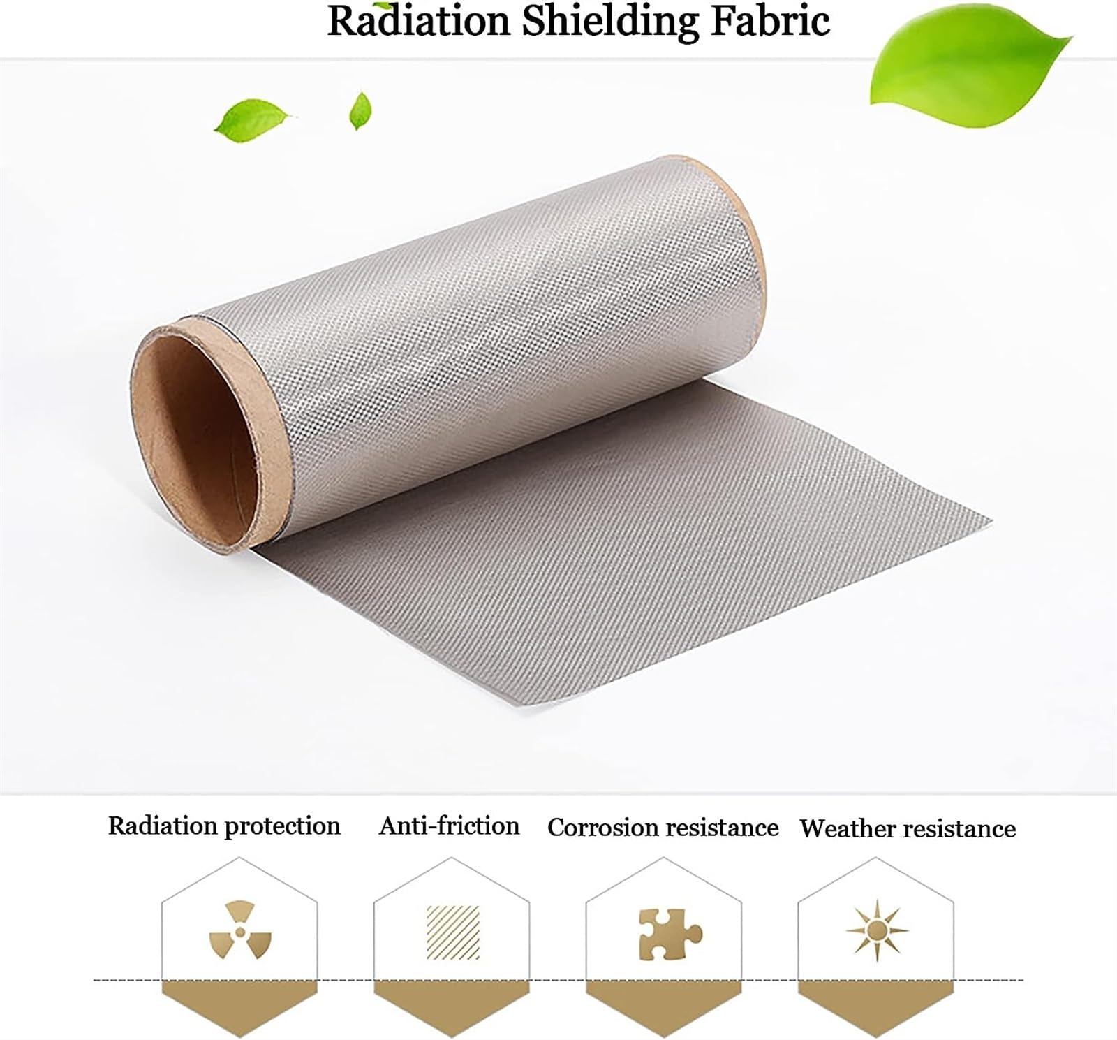 Faraday Fabric RF Shielding Fabric, RFID Radiation Shielding Fabric, Emf Protection Fabric, for Smart Meters Smart Meters,Faraday Cage,Conductive Pads, Military Grade, EMI, WiFi ( Color : Silver , Siz