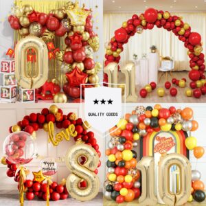 Light Gold Number 0 Balloon Giant 40 Inch White Gold Digit 0 Balloons Helium Foil Number Balloons for Kids Birthday Party Decorations Anniversary Baby Shower Decorations