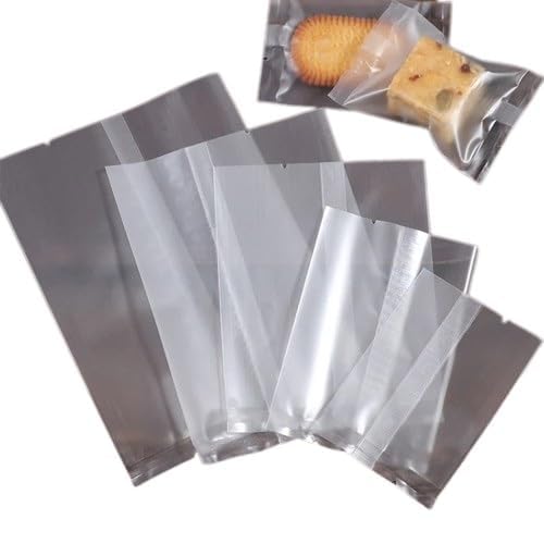 Matte Cookie Bags, 100 Pcs Frosted Cookie Bags, Heat Seal Cellophane Bags and not Self Adhesive Clear Cookie Bags,Food Bag,Favors, Products (Matte 4.3x5.9'')