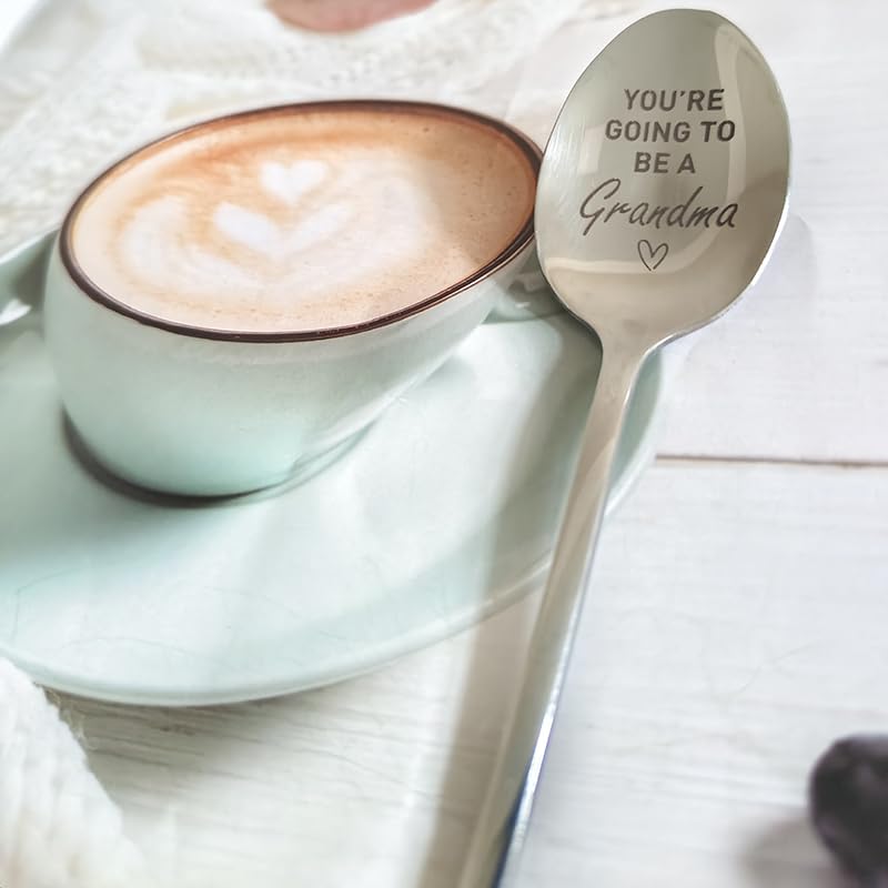 Baby Pregnancy Announcement Gifts for Grandma You're Going to Be a Grandma Spoon Gifts for New Grandma Grandmother Gift Coffee Tea Spoons for Grandma Grandmother to Be Gifts