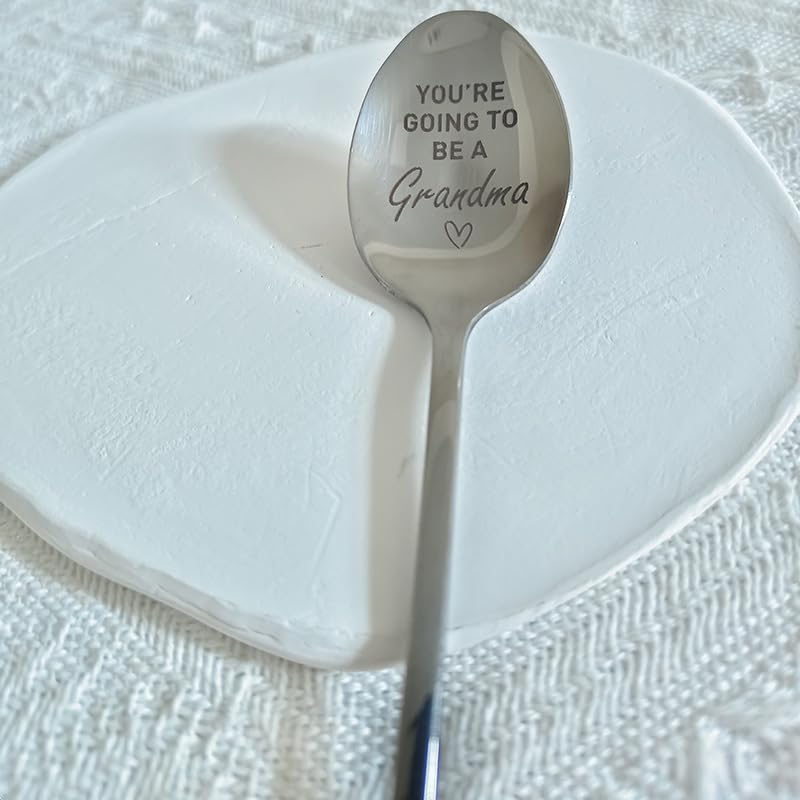 Baby Pregnancy Announcement Gifts for Grandma You're Going to Be a Grandma Spoon Gifts for New Grandma Grandmother Gift Coffee Tea Spoons for Grandma Grandmother to Be Gifts