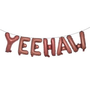 yeehaw balloons first rodeo birthday party decorations boy cowboy girl balloon wild west western birthday party decor yeehaw its my birthday baby shower balloons (yeehaw chocolate)