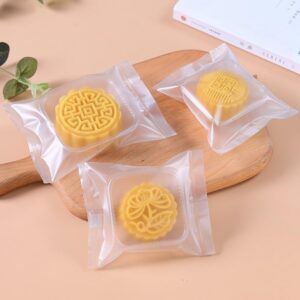 Matte Cookie Bags, 100 Pcs Frosted Cookie Bags, Heat Seal Cellophane Bags and not Self Adhesive Clear Cookie Bags,Food Bag,Favors, Products (Matte 4.3x5.9'')