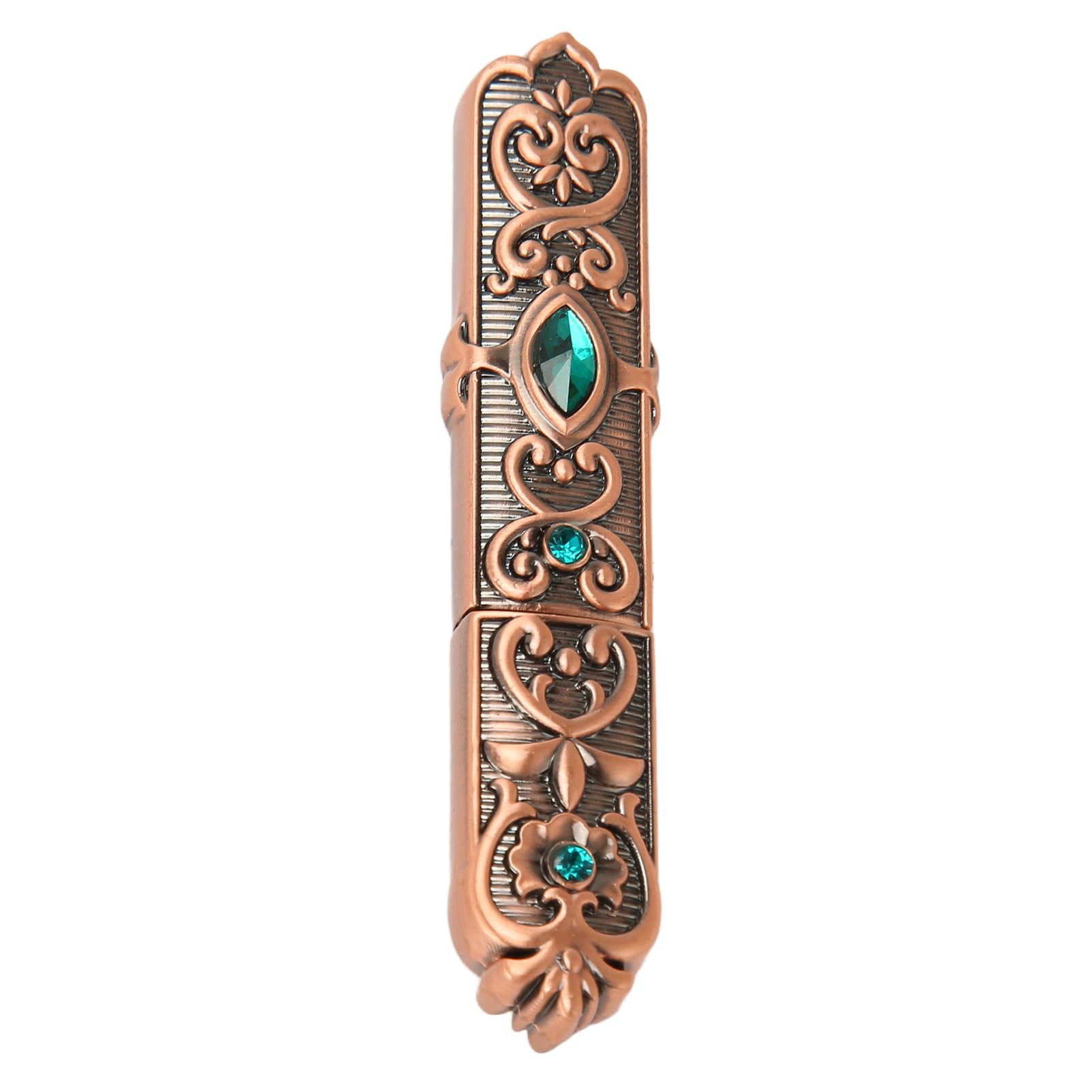 Vintage Design Sewing Needle Case with Zinc Alloy Needle Holder, Prevent Loss, Embroidery and Craft Art Work (Rose Gold)