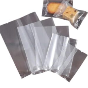 matte cookie bags, 100 pcs frosted cookie bags, heat seal cellophane bags and not self adhesive clear cookie bags,food bag,favors, products (matte 4.3x5.9'')