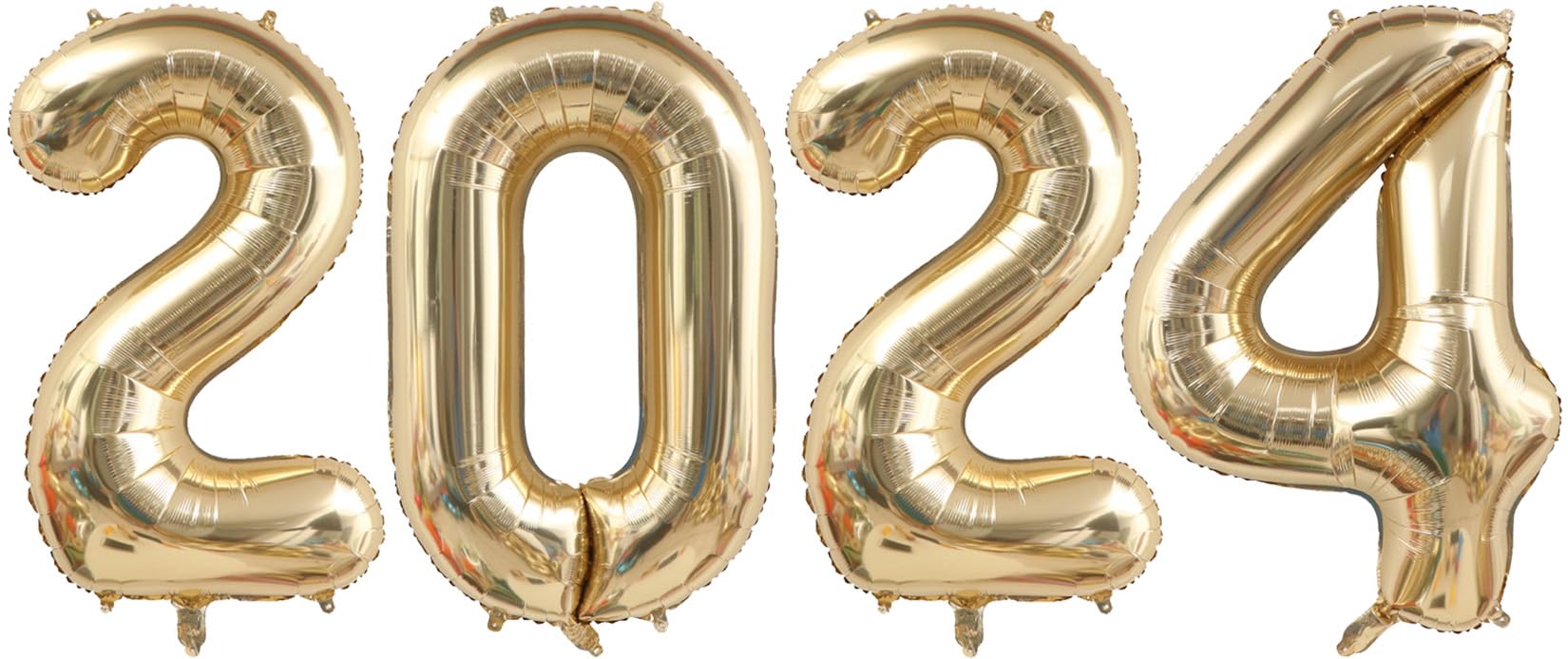 2024 Balloons Huge Light Gold 40 Inch 20-24-22-40 Large Champagne Gold Helium Mylar Foil Number Balloon Anniversary Festival Birthday Halloween Party Supplies Big Class of 2024 Graduation Decoration