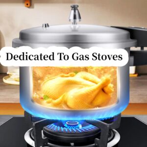 AUNMAS Stovetop Aluminum Pressure Cooker, 18cm Bottom 3L Mini Pressure Cooker Pressure Cooker for Canning Stove Top Fast Cooking