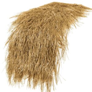 xlx turf faux thatch straw table runner 13 x 36 inch, yellow grass hay table centerpiece decorations for western cowboy birthday thanksgiving party, hunting theme, home diy crafts