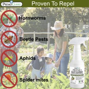 Plant & Garden Pest Control by Premo Guard - 32 oz - Insect & Disease Control for Organic Gardening - Effective Natural Plant Based Formula for Inside & Outside Plants