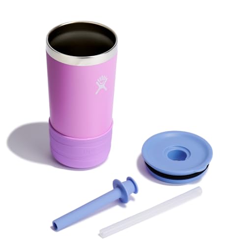 Hydro Flask Kids 12 Oz Tumbler With Straw And Boot Anemone