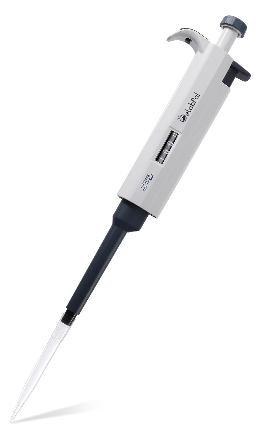 eLabPal 100-1000μl Adjustable Volume Pipette, Lab Single Channel Micropipette, 1000μl/1ml High Precision Pipettor, Autoclavable