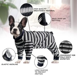 FEimaX Dog Recovery Suit After Surgery, Pet Abdominal Wounds Post Surgical Shirt for Dogs Cats, Puppy Spay Neuter Prevent Licking Onesie Alternative Bandages E-Collar & Cone