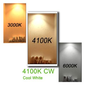 Accway (6pack) 9'' F6T5/CW Fluorescent 4100K Cool White Bulb, 6 Watt Light T5 Linear Lamps Replacement Camping Lantern Tubes, F6T5/TTL Makeup Mirror