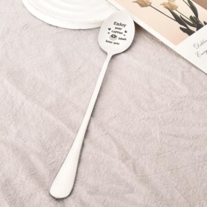 Spoon Gifts for Coffee Lovers Best Friend Friendship Gifts for Women Sister Birthday Gifts for Teen Girls Christmas Gift Ideas Expresso Spoon for Bestie BFF Gifts for Friends Coworkers Female