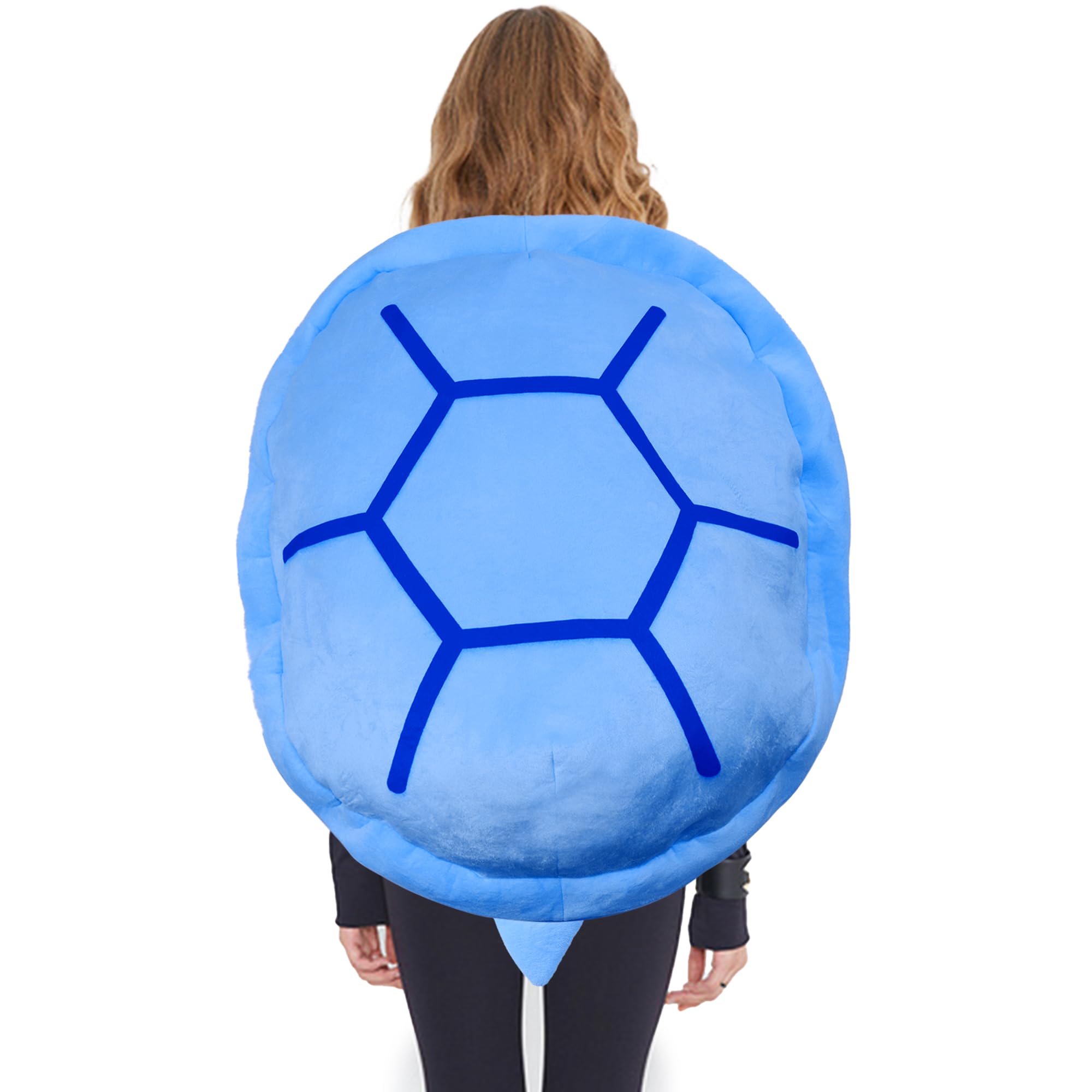 Cuecutie 40 Inch Wearable Turtle Shell Pillows Tortoise Shell Stuffed Animal Turtle Plush Cushion Toy Dress Up for Adult