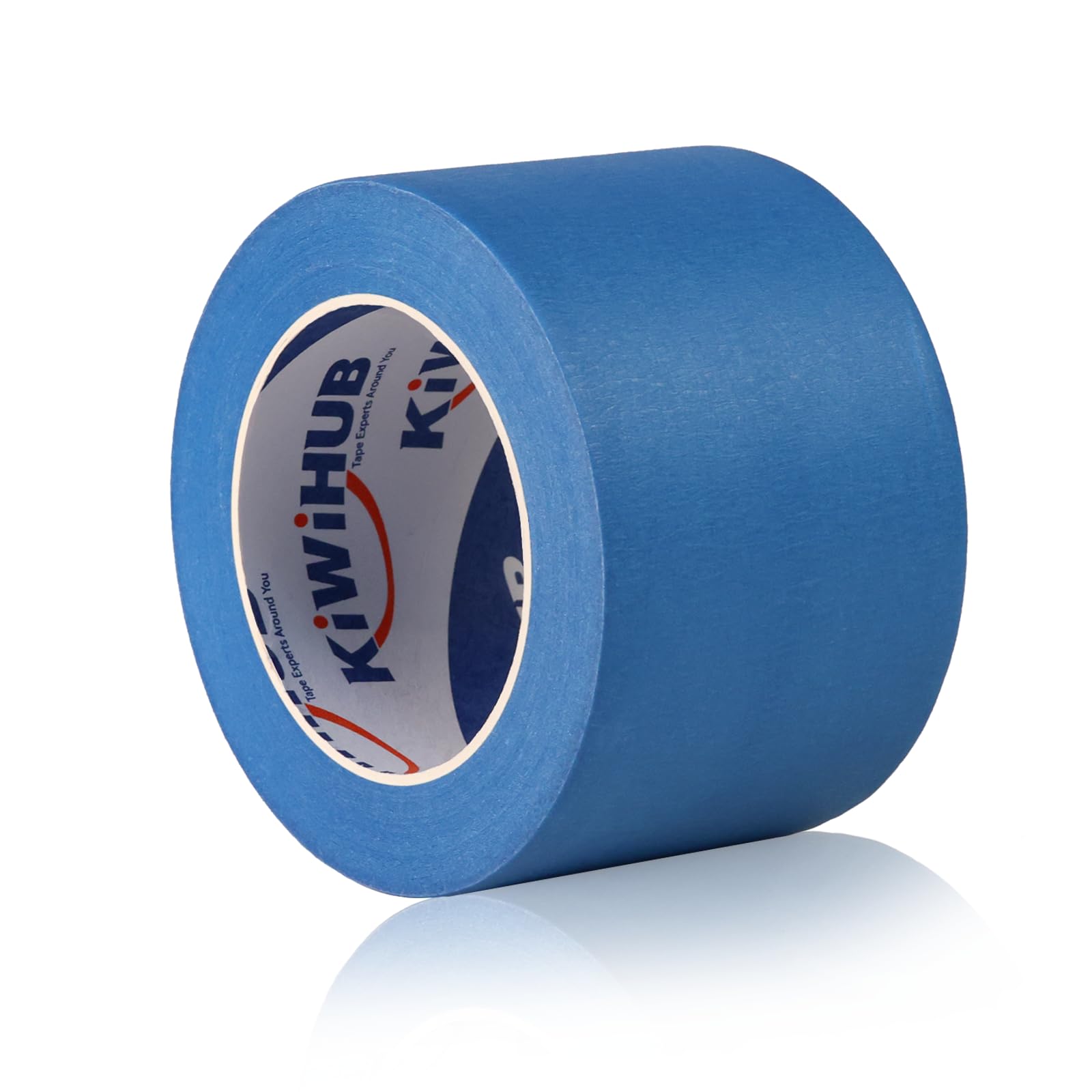 KIWIHUB Wide Blue Painters Tape, 3in x 55Y, Blue Masking Tape for Painting, Laser Cutting/Engraving & 3D Printing, 21-Day Clean Removal