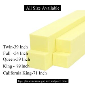 Bed Gap Filler for Headboard Space Filler Bed Crack Pillow Stopper Wall Side Mattress Extender Memory Foam Mattress Gap Filler King Bed 79x4x6 Inches