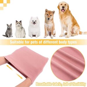 Quiet Ears Covers for Dogs 3pcs,Dog Snoods Ear Covers for Noise,Grooming and Force Drying Miracle Tool for Anxiety Relief & Calming Dogs(Grey+Pink+Purple) (Large)