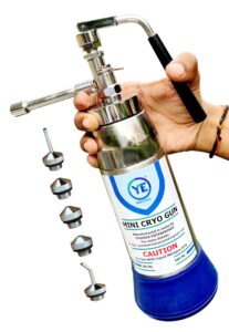 mini cryo gun liquid nitrogen sprayer can for dermatology cryo spray cryo container capacity 300ml by yashika ent