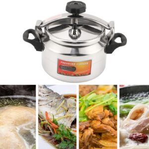 Aluminum Pressure Cooker, Home Pressure Cooker Aluminium Alloy Cookware Pressure Canner, Large Capacity Stovetop Pressure Cooker Rice Grain Pressure Cooker, 5L