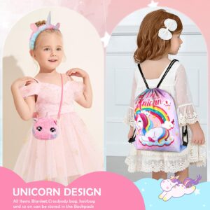 SRIZIAN Unicorn Gift Set for Girls Age 3,4,5,6,7,8,9,10,11,12, Birthday Gifts for Girls, Thanksgiving Day Gifts for Girls,Christmas Gfits for Girls Glow in Dark Blanket