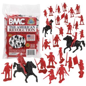 bmc classic mpc revolutionary war british soldiers - plastic army men figures