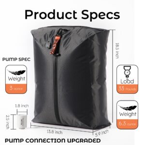 Relime Vacuum Bags for Travel with Wireless Vacuum pump, Revolutionary Reusable Compression Bags for Travel Suitcases and Backpack, Space Saver Bags for Travel (2PC + PUMP)