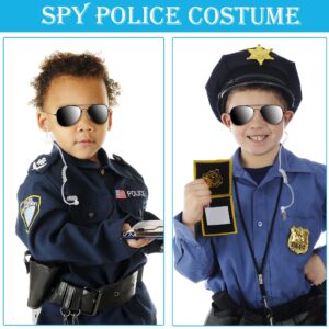 Btanadi Spy Earpiece Secret-Service-Costume, Fake Earpiece for Men-in-Costume-Black/FBI/Secret Agent/MIB/Secret Service/Security Guard Costumes Accessories for Kids