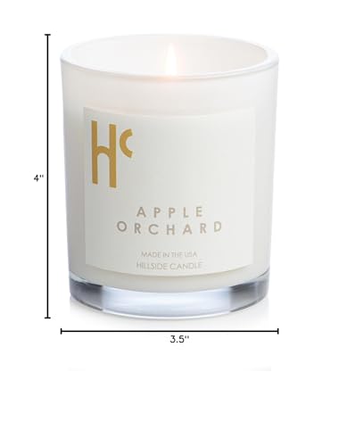 Hillside Candle Apple Orchard Scented Candles, Single Wick Soy Candles, Luxury Candles, Scented Candles for Home, Apple Candle (9 oz)