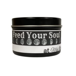 Black Licorice -4oz Handmade Soy Wax Candle Tin