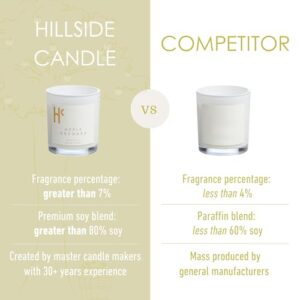 Hillside Candle Apple Orchard Scented Candles, Single Wick Soy Candles, Luxury Candles, Scented Candles for Home, Apple Candle (9 oz)