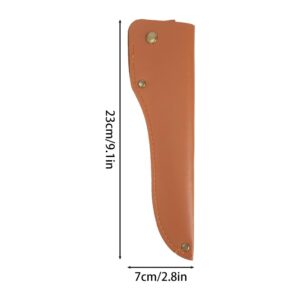 5PCS Knife Sheath, 9'' Leather Knife Cover with Belt Loop for Fishing Camping Hunting Jungle Exploration