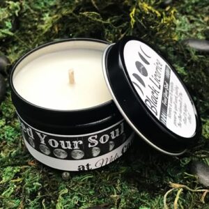 Black Licorice -4oz Handmade Soy Wax Candle Tin