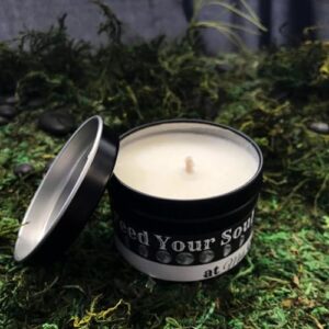 Black Licorice -4oz Handmade Soy Wax Candle Tin