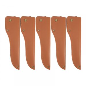 5pcs knife sheath, 9'' leather knife cover with belt loop for fishing camping hunting jungle exploration