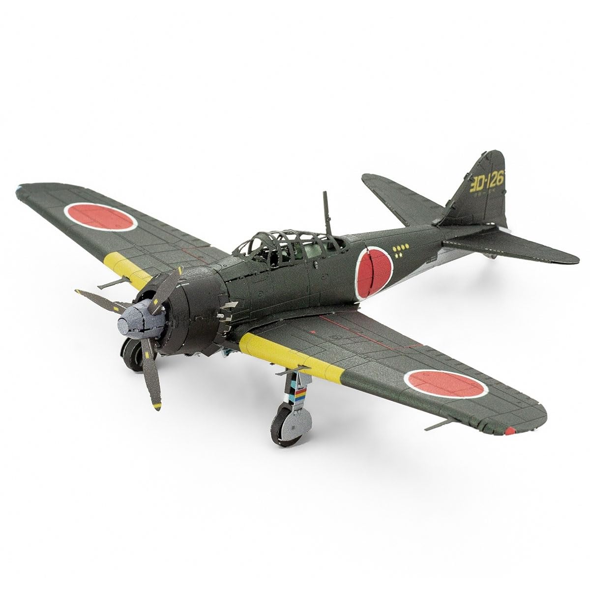 Metal Earth Zero Fighter Color 3D Metal Model Kit Fascinations