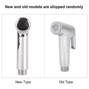 Bidet Toilet Sprayer Head Set, Electroplating Handheld Bidet Sprayer Cloth Bathroom Diaper Sprayer with Hose for Bathroom Cleaning