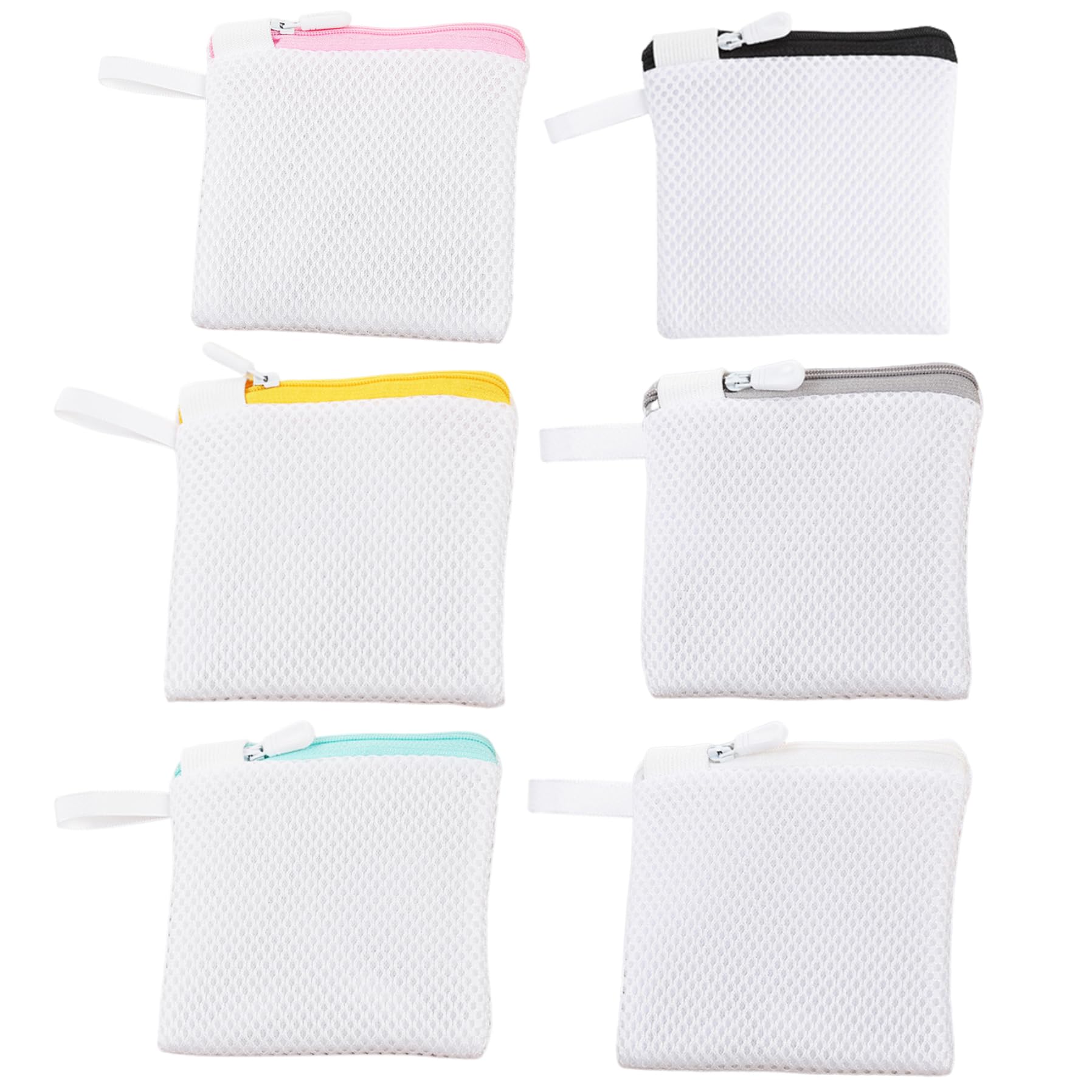 Bra Washing Machine Bag 6Pcs Small Mesh Laundry Bag with Zips Mini Lingerie Washing Bags for Underwear Sock Delicate