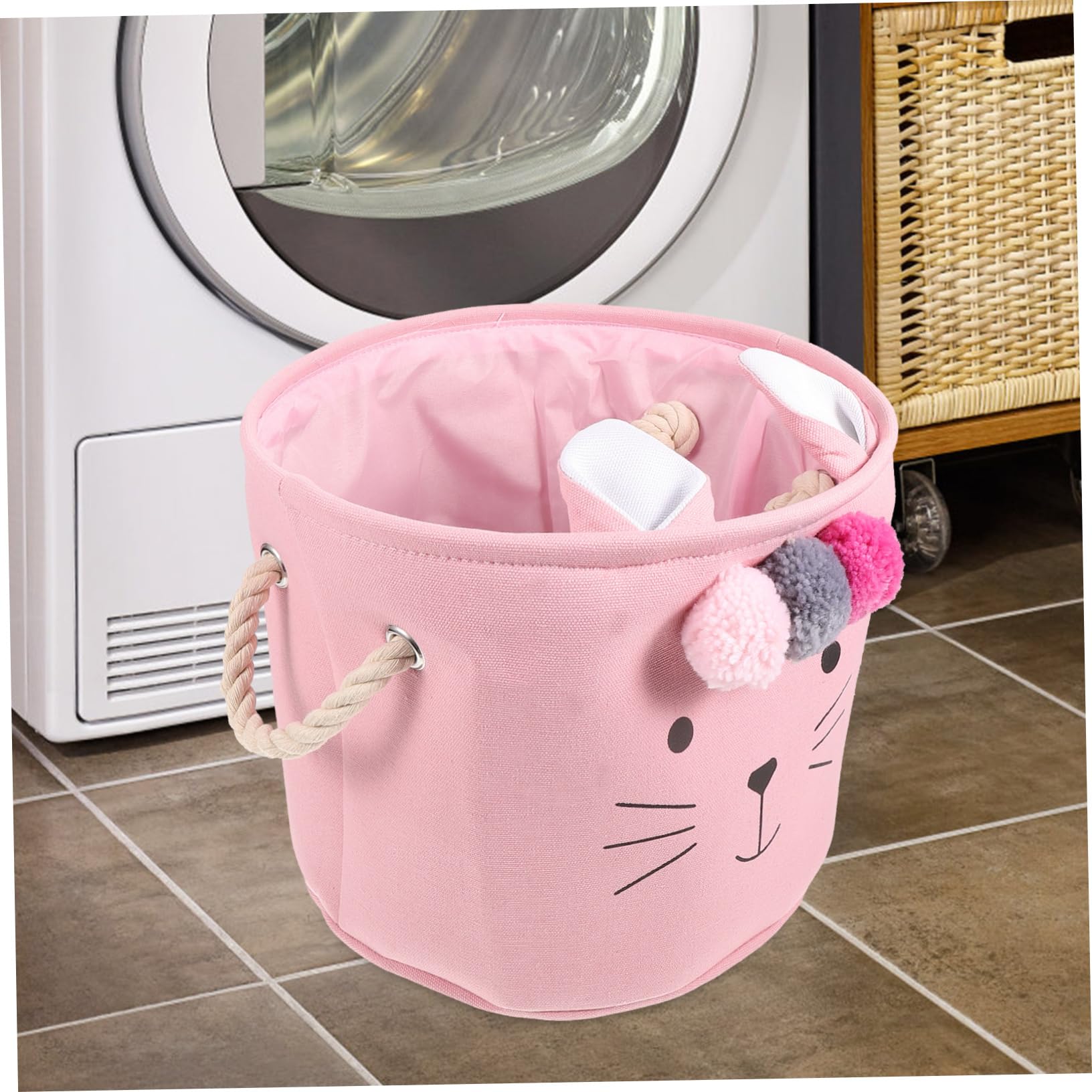 baby girl storage basket collapsible laundry baskets hampers for laundry cute laundry hamper newborn baby girl cute hamper Mother dirty laundry basket household cloth