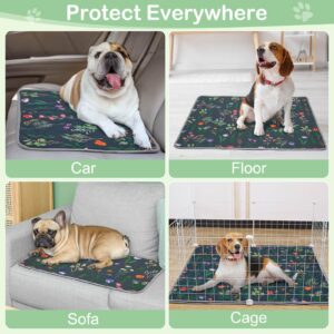 Washable Pee Pads for Dogs, Super Absorbent pee pads for dogs Reusable pee pads for dogs large 100% Waterproof puppy pads pet training pads for Potty, Playpen, Crate, Sofa, Car, 48'' x 72''