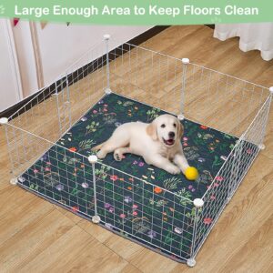 Washable Pee Pads for Dogs, Super Absorbent pee pads for dogs Reusable pee pads for dogs large 100% Waterproof puppy pads pet training pads for Potty, Playpen, Crate, Sofa, Car, 48'' x 72''