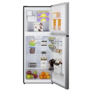 Summit Appliance FF1089PLIM 24" Wide Top Mount Refrigerator-Freezer with Icemaker, 10 cu.ft, Defrost Type, Stainless Steel Look, Frost-free Operation, ADA Compliant, Interior Light (Stainless Steel)