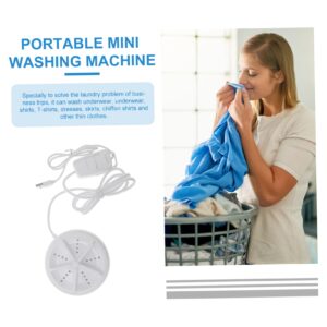 Washing Machine Portable Washer Travel Washer Laundry Cleaner Tool Ultrasonic Cleaner Mini Washer Washing Supplies Clothes Washer Ultrasonic Turbine Washer Mini Cleaner