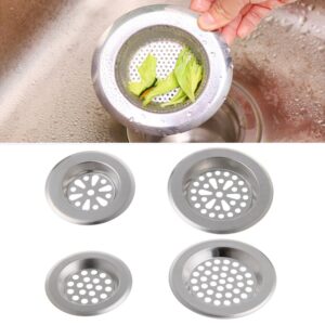 Stainless Steel Mesh Sink Strainer Kitchen Bath Hair Catcher Trap Drain Filter Mesh Sink Strainer Bathroom 1.25