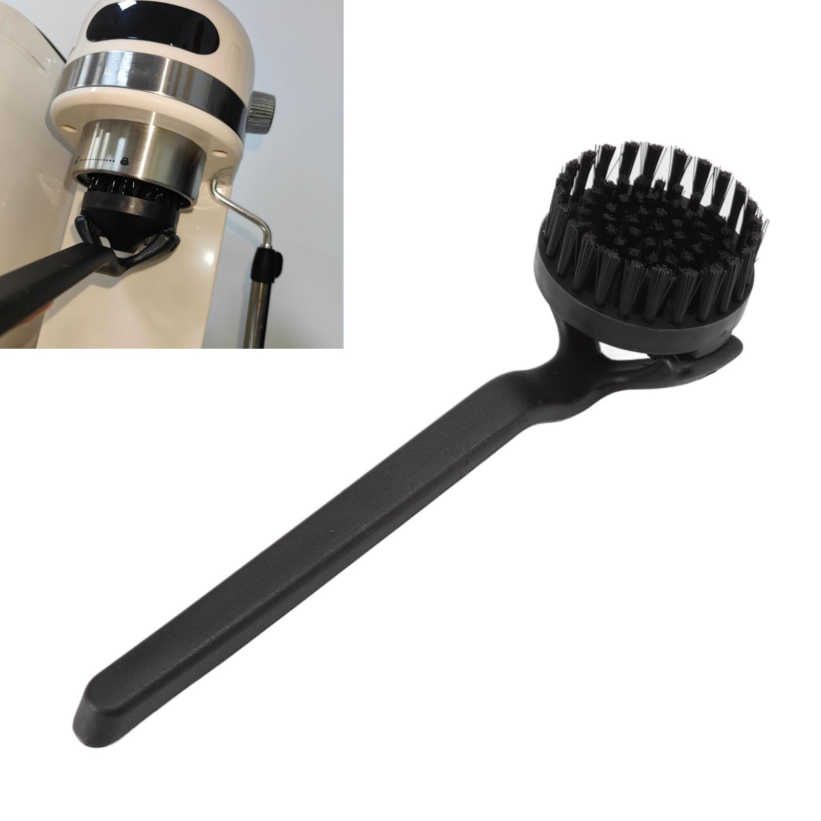 Espresso Coffee Machine Cleaning Brush Detachable Cleaning Brush for 51mm 54mm Coffee Brewing Head High Pressure Steam Coffee Machine Grouphead Brush